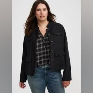 NWT Torrid Black Tweed Jacket